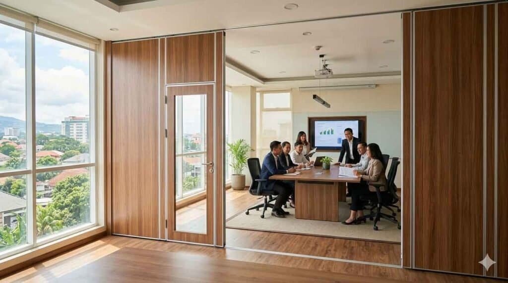 cara mengatasi ruang rapat bising pireki bandung